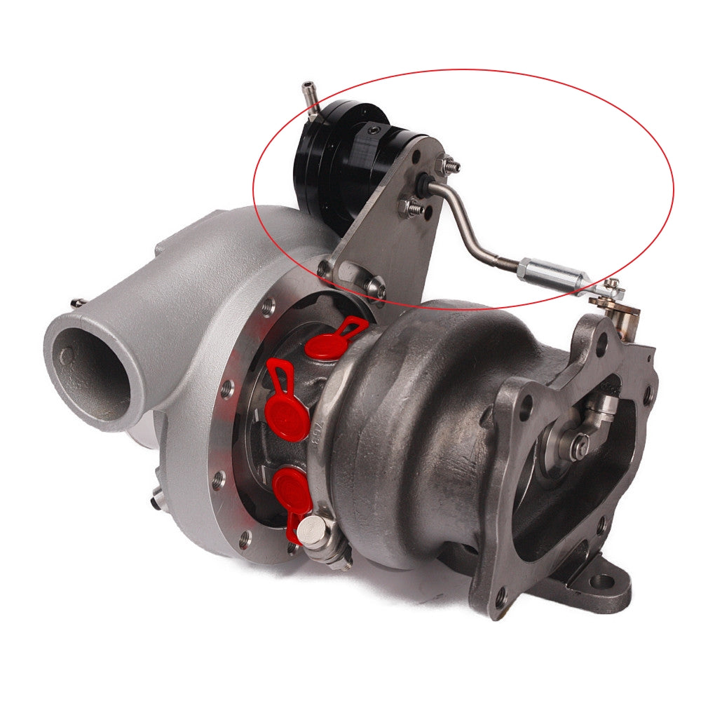 Kinugawa Turbo Adjustable Internal Wastegate Actuator for Subaru Impreza WRX STi GC GD GR 98-16, with anti-surge features.