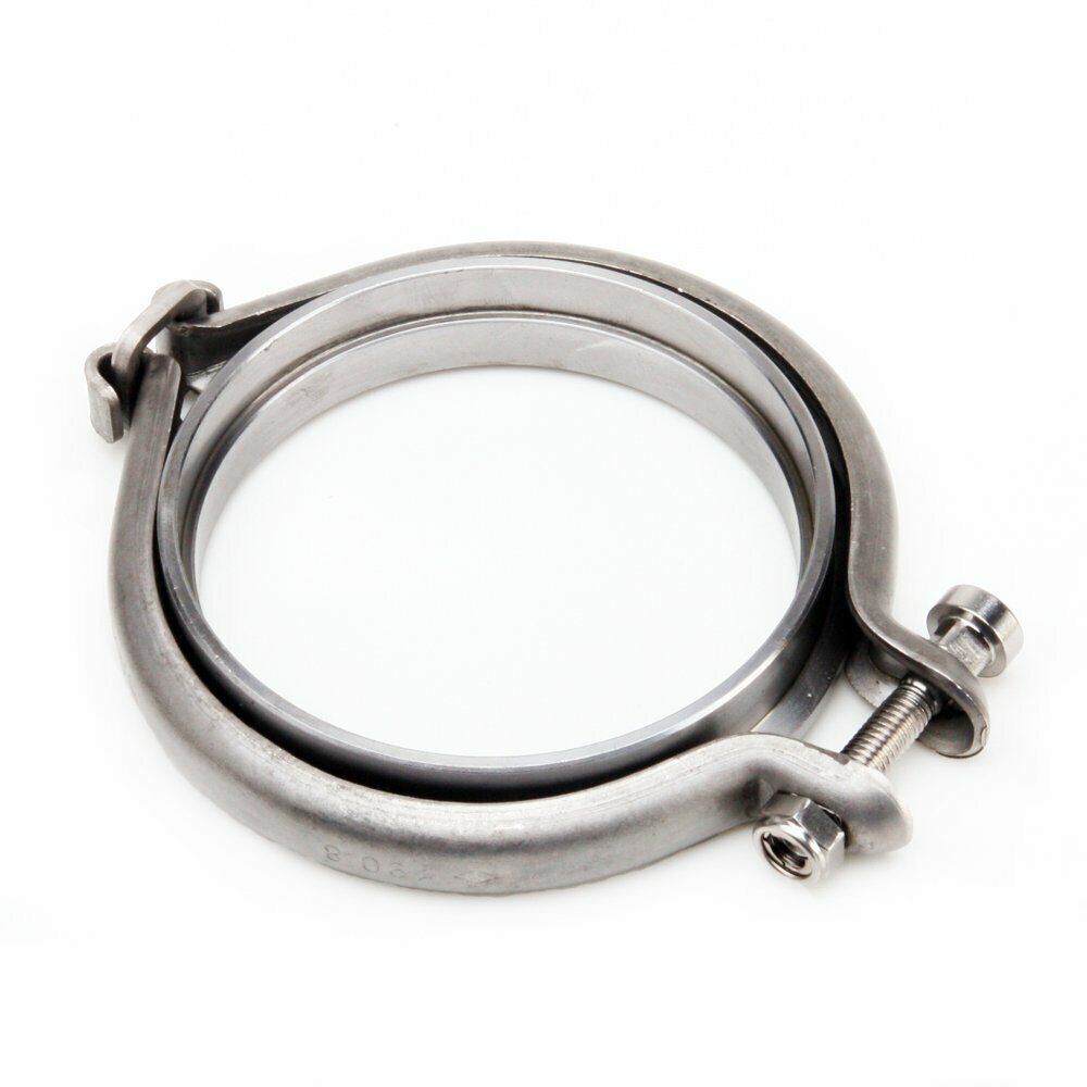 Kinugawa turbo dump pipe flange for TD05H, TD06SL2, TD06H turbine housing with 3-inch V-band outlet, high-performance automotive part