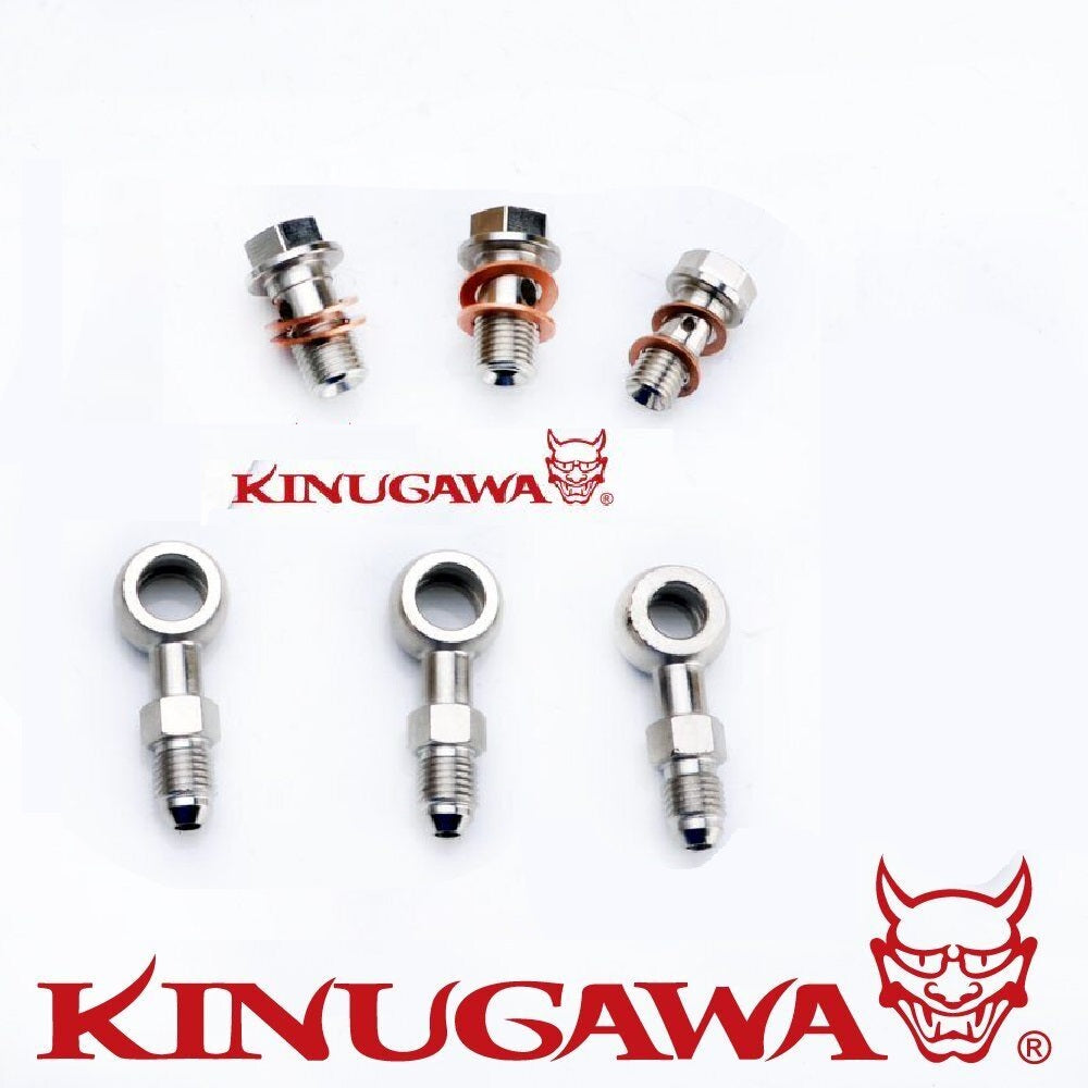 Kinugawa Turbo TF035HL-15T upgrade turbocharger for Mitsubishi 4M41 DiD 3.2L Pajero and Triton 00-03, shown with detailed components.