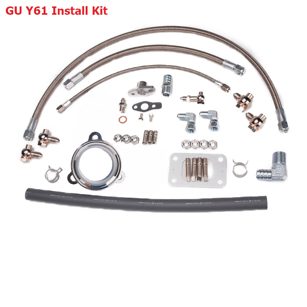 Kinugawa Turbo 3" Anti-Surge TD05H-16G 8cm DTS 3-Bolt 3" V-Band for Nissan Patrol TD42 Low Mount Water-Cooled