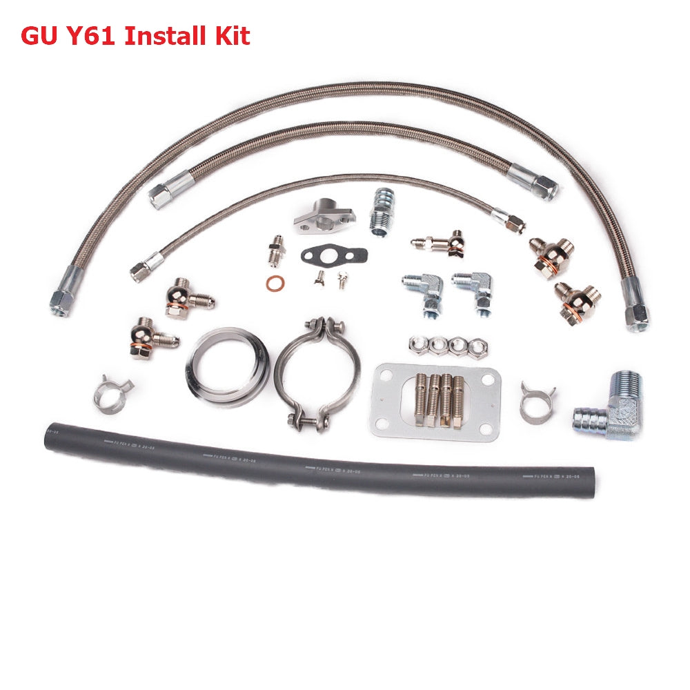 Kinugawa Turbo Ball Bearing 3" Anti-Surge TD05H-20G 6cm 2.5" V-Band for Nissan Patrol TD42 Top Mount Water-Cooled 90 Degree