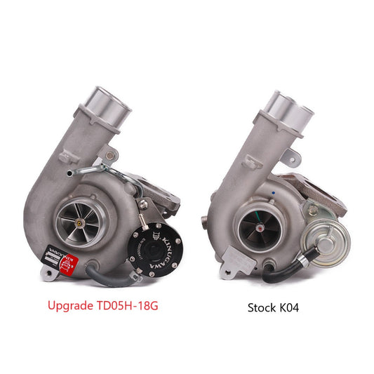 What are the pros and cons of the drop-in type turbochargers?