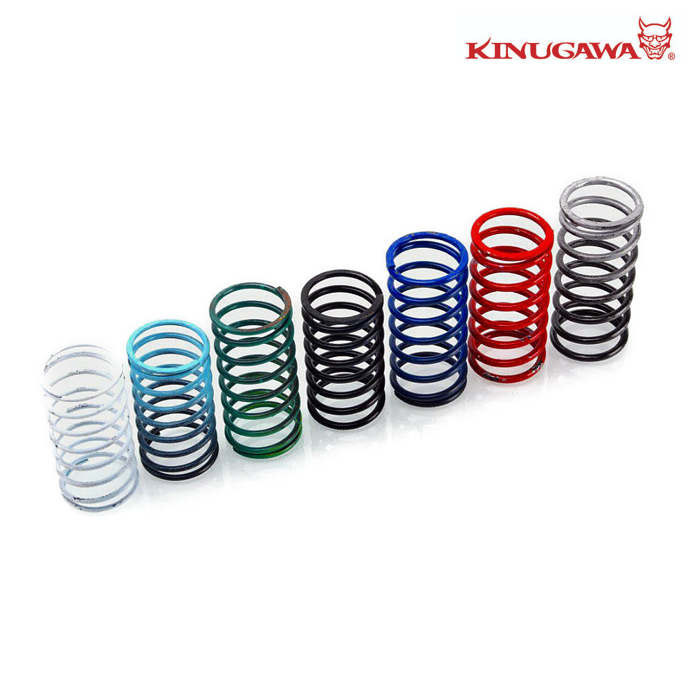Kinugawa adjustable turbo wastegate actuator for Mitsubishi MK2 Pajero 4D56T engine, showcasing the metal actuator with mounting components.