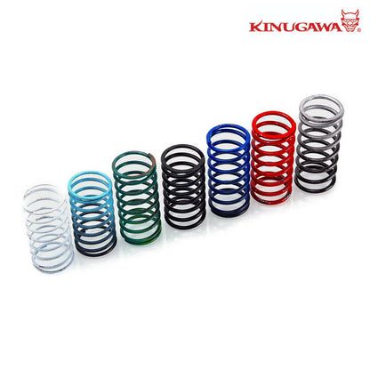 Kinugawa adjustable turbo wastegate actuator for Mitsubishi MK2 Pajero 4D56T engine, showcasing the metal actuator with mounting components.