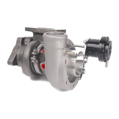 Kinugawa Turbo TD04L 13T 15T turbocharger for Toyota Hilux DTS with 2.4-inch T25 4-bolt internal fitment.