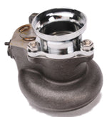 Kinugawa Turbo TD05H-20G 6cm T3 3-Bolt V-Band turbocharger with internal wastegate and BOV, black metal with visible fittings and ports.