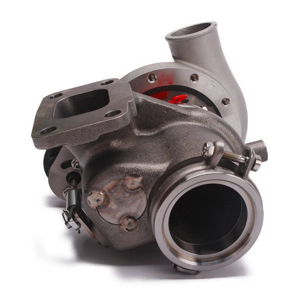 Kinugawa Turbocharger TD05H-16G 3-inch V-Band for Nissan Patrol TD42, water-cooled, anti-surge design, low mount installation