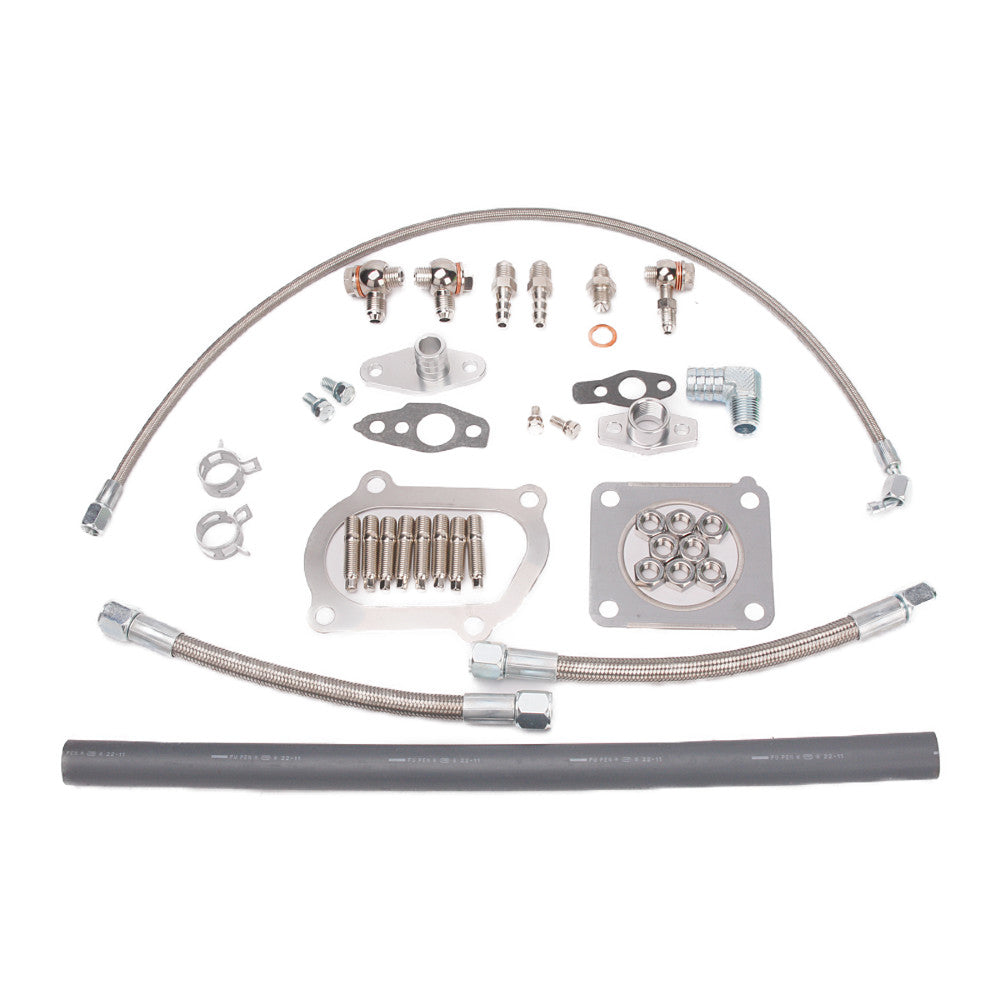 Kinugawa Turbo 3" TD05H-16K turbocharger for Toyota Land Cruiser 12HT HJ61 and Coaster HB20 HB30 4L engine, high-performance upgrade.