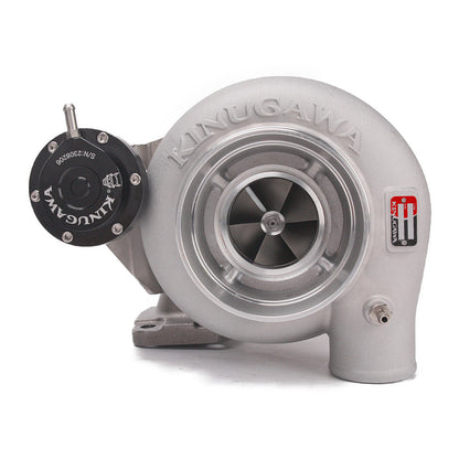 Kinugawa Turbo 4" Anti-Surge TD05H-16G for Nissan Patrol TD42 high-mount oil-cooled turbocharger with 3-bolt fitting