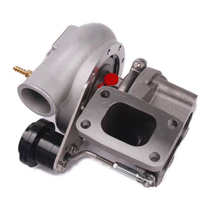 Kinugawa Turbo 4" Anti-Surge TD05H-16K bolt-on turbocharger for Nissan Patrol TD42, oil-cooled, low mount, compact design