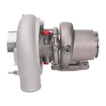 Kinugawa Turbo 4" Anti-Surge TD05H-16K V-Band for Nissan Patrol with Radius Merge Manifold and Top Mount Oil-Cooled Turbocharger