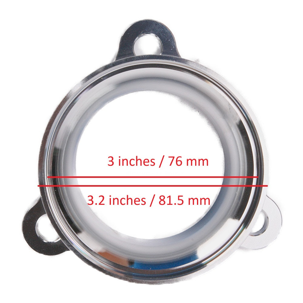 Kinugawa Turbo TD05H-16G T3 DTS 3-bolt turbocharger for Toyota Land Cruiser 1HZ models 75, 80, and 100.