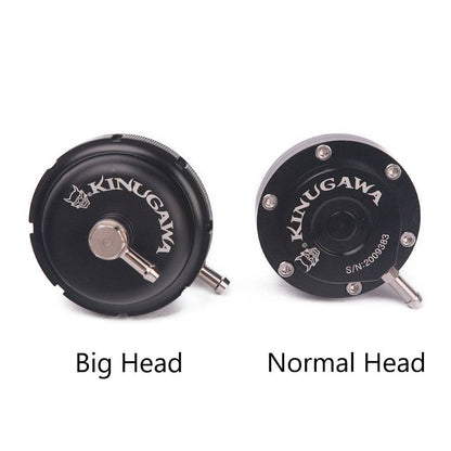 Kinugawa turbo adjustable wastegate actuator end fitting for big or standard head internal wastegates, high-performance automotive part.