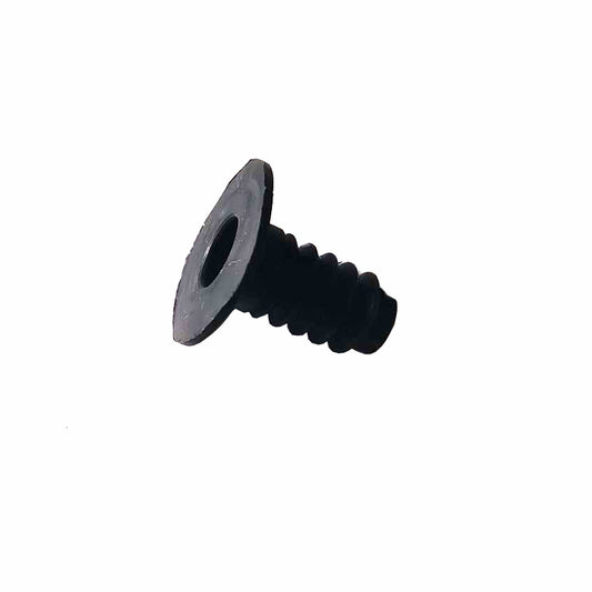 Kinugawa turbo adjustable internal wastegate actuator dustproof cover, black protective cover for turbocharger components.