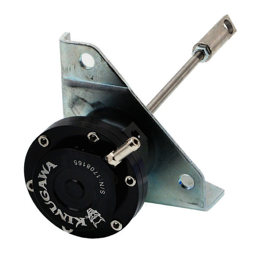 Kinugawa turbo adjustable internal wastegate actuator for Mitsubishi Lancer EVO 10 X 4B11T engine, shown in the image.