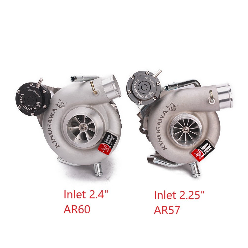Kinugawa Turbo Ball Bearing TF06 G25-660 for Subaru Impreza WRX STI 2004-2020, turbocharger component with precision construction.