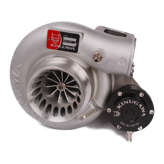 Kinugawa Turbo Ball Bearing TD06SL2-18G T25 V-Band Turbocharger with internal wastegate, 3-inch size, 5-bolt flange.