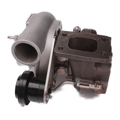 Kinugawa Turbo Ball Bearing 3-inch TF06-18K V-band internal wastegate turbocharger with T25 flange and 5-bolt design.