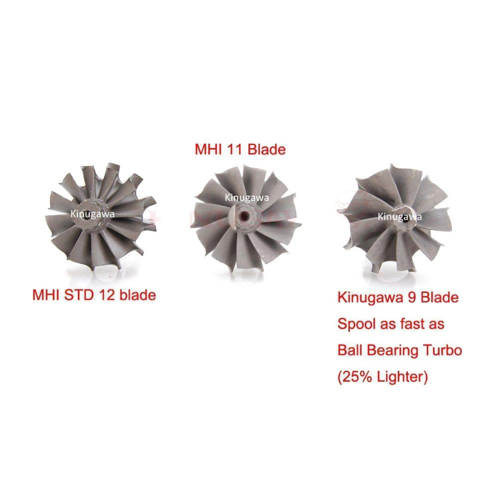 Kinugawa Turbo Ball Bearing 4-inch external wastegate with anti-surge design for TD05H-16G T3 V-Band turbocharger