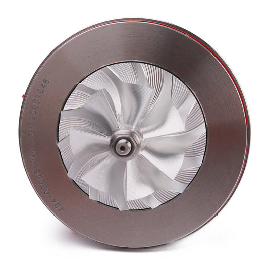 Kinugawa turbo CHRA cartridge for Mitsubishi 4G63T Lancer EVO 1-3, Galant VR-4, DSM Eagle, featuring ball bearing design.