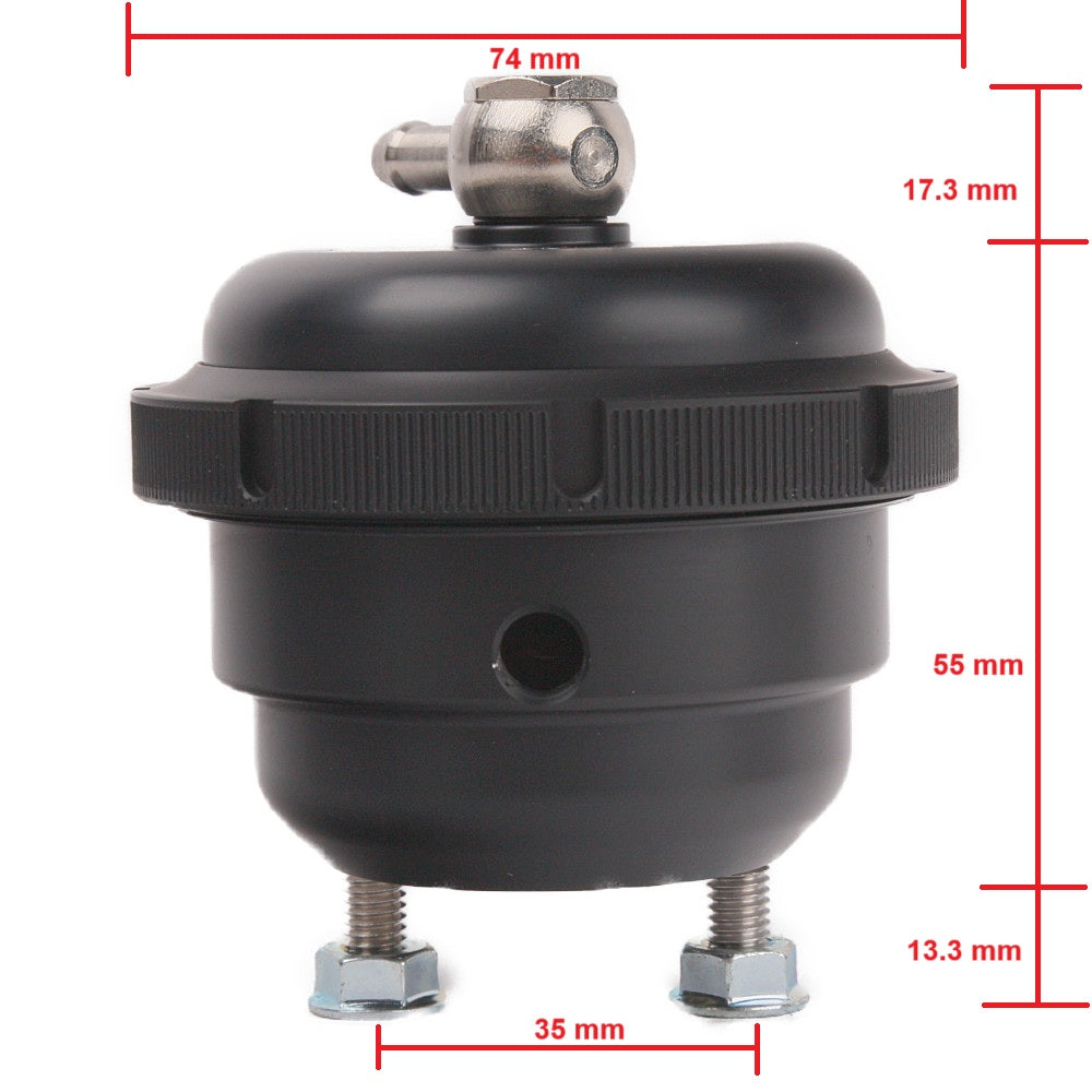 Kinugawa Turbo Big Head Adjustable Wastegate Actuator with single and dual port options, universal fit, and integrated spring.