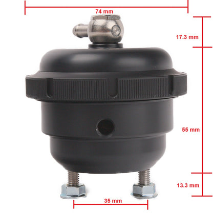 Kinugawa Turbo Big Head Adjustable Wastegate Actuator with single and dual port options, universal fit, and integrated spring.