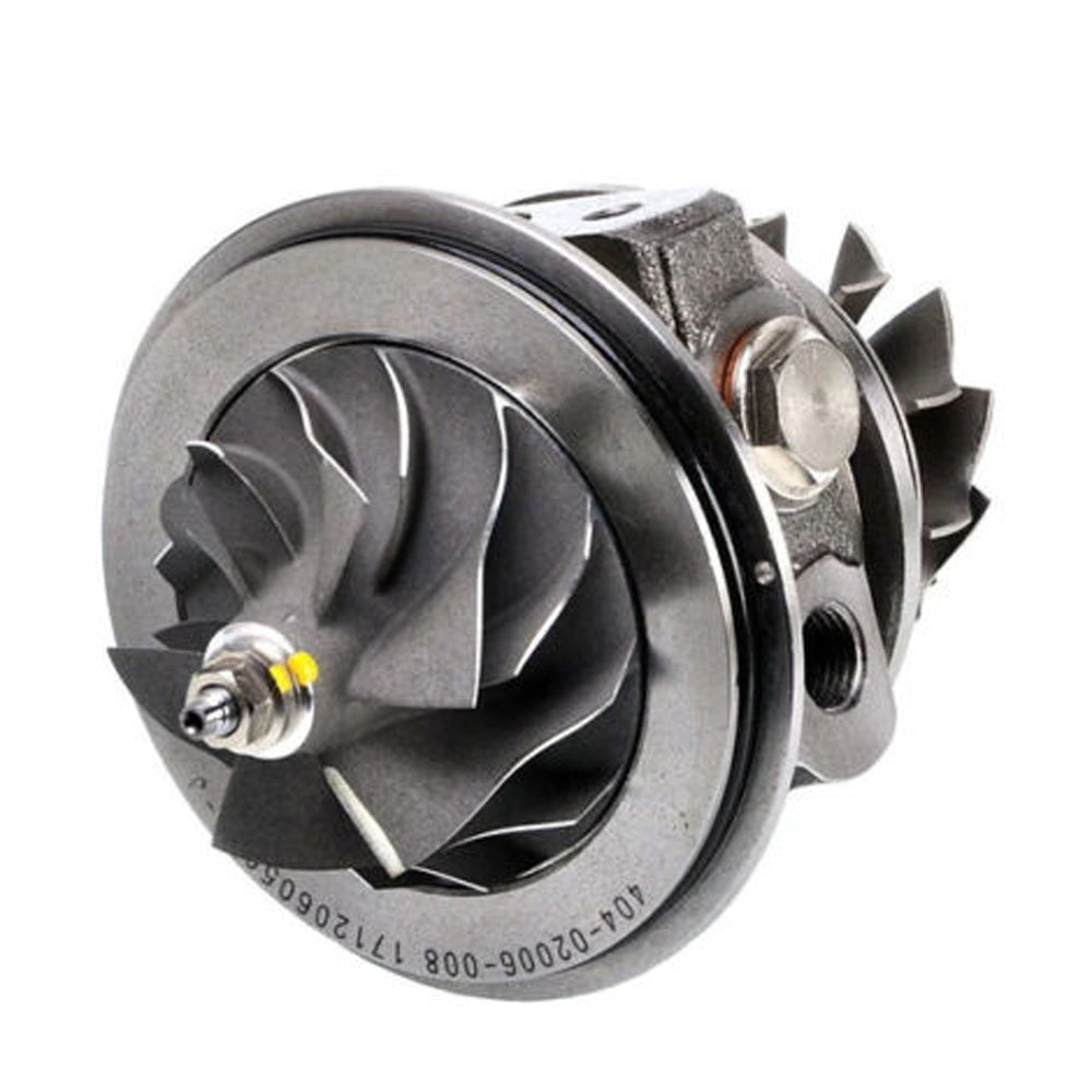Kinugawa turbo CHRA cartridge for Mitsubishi 6G72T 3000GT and Dodge Stealth, TD04HL-19T upgrade, shown in image.