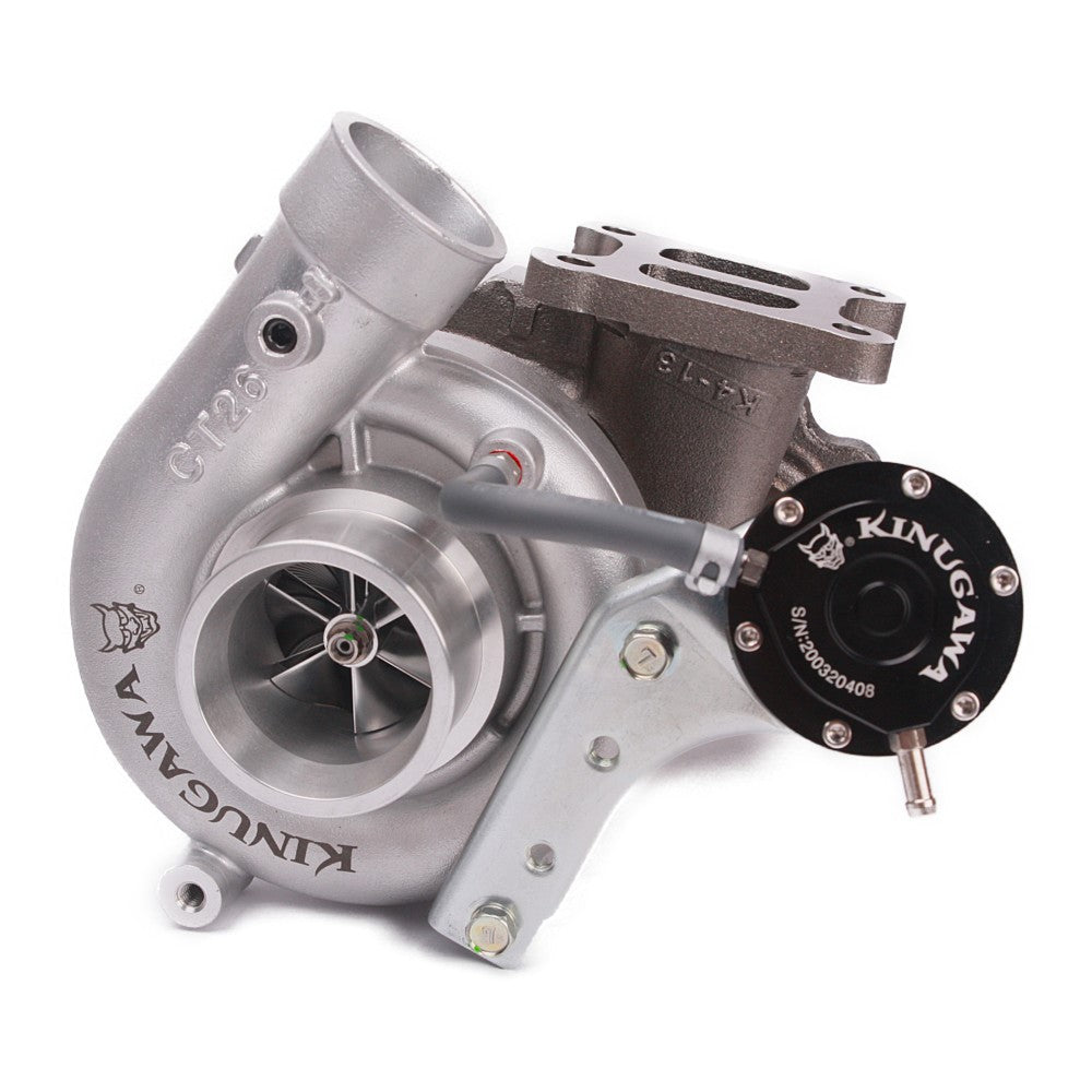 Kinugawa Turbo CT26 60-1 turbocharger for Toyota 3SGTE Celica GT4 ST185 ST205 MR2, bolt-on upgrade, high-performance turbo.