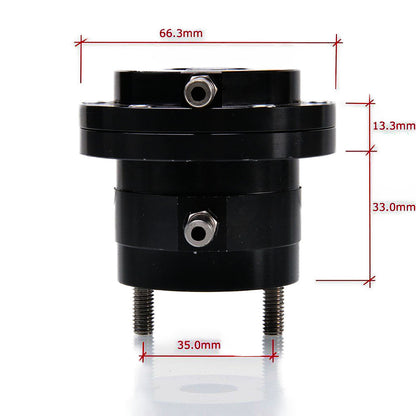 Kinugawa turbo dual port adjustable internal wastegate actuator head with replacement diaphragm and spring options, for turbochargers.