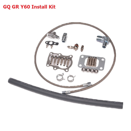 Kinugawa Turbo Oil & Water Line Kit For for Nissan Patrol Safari TD42 TD05 TD06 Oil-Cooled Turbo w/ Bolt-On Turbine Housing