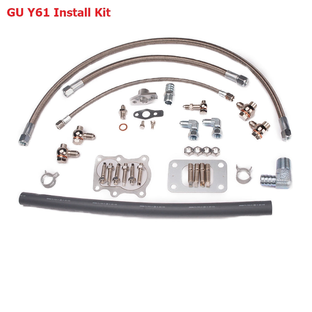Kinugawa Turbo Oil & Water Line Kit for Nissan Patrol Safari TD42 TD05 TD06 Water-Cooled Turbo w/ Bolt-On Turbine Housing