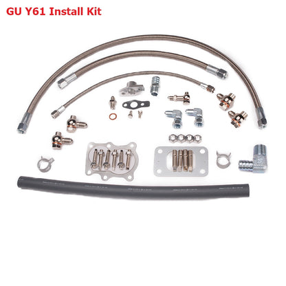 Kinugawa Turbo Oil & Water Line Kit for Nissan Patrol Safari TD42 TD05 TD06 Water-Cooled Turbo w/ Bolt-On Turbine Housing