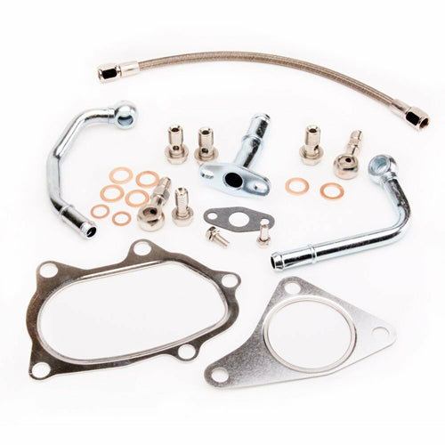Kinugawa Turbo Oil and Water Line Kit for Subaru Impreza WRX STI GC GD Forester XT 98-08, automotive spare parts.