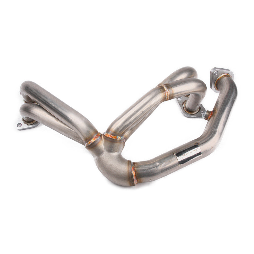 Kinugawa Turbo Subaru WRX and STi EJ25 equal length header manifold for improved exhaust flow and performance.