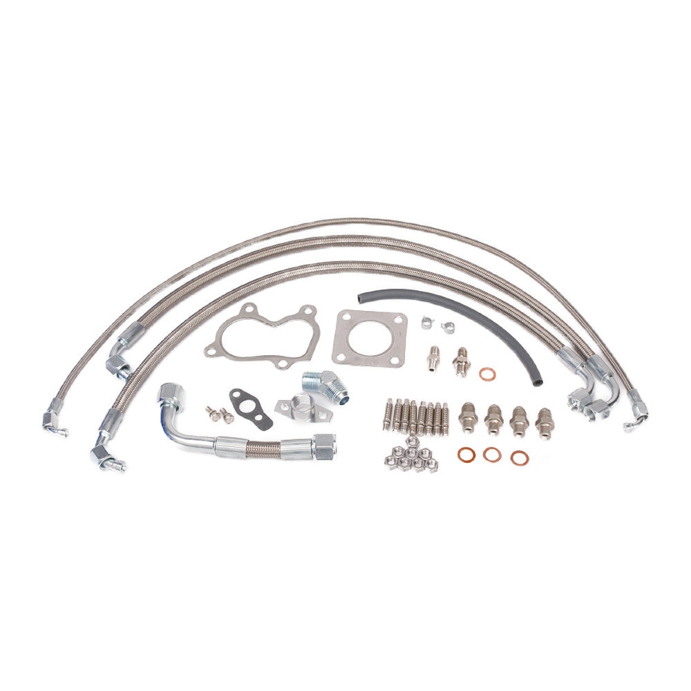 Kinugawa Turbo TD04L 19T 20T for Mazda Mazdaspeed MX-5 Miata 1.8T, high-performance turbocharger with metal housing and intake connections.