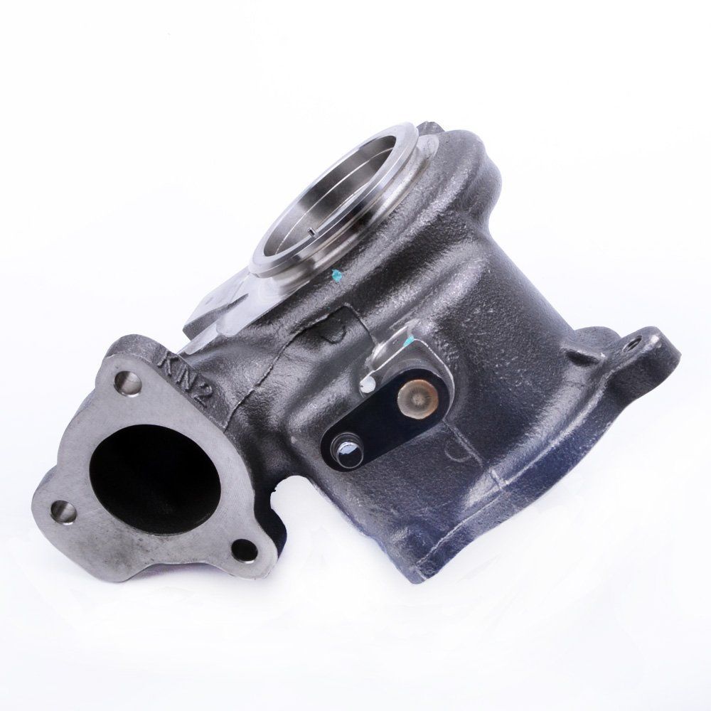 Kinugawa TD04L Turbo turbine housing with A/R 6cm for Saab 9-3 2.0T B207L B207R Aero, showcasing the metal turbine housing.