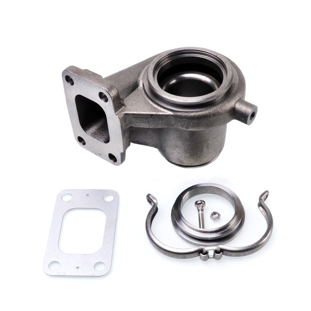 Kinugawa Turbo TD05H T3 turbine housing with V-band, 2.5/3 inch, A/R 6cm, internal gated for turbocharger systems.