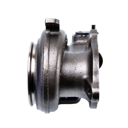 Kinugawa turbo TD05H TD06SL2 turbine housing for Mitsubishi EVO 1-3, 7cm and 8cm A/R, showing the metal housing with inlet outlet