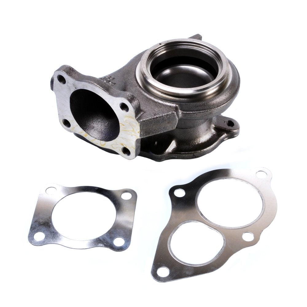 Kinugawa Turbo TD05H TD06SL2 turbine housing for Mitsubishi EVO 1-3, with 7cm and 8cm A/R for improved turbo performance.
