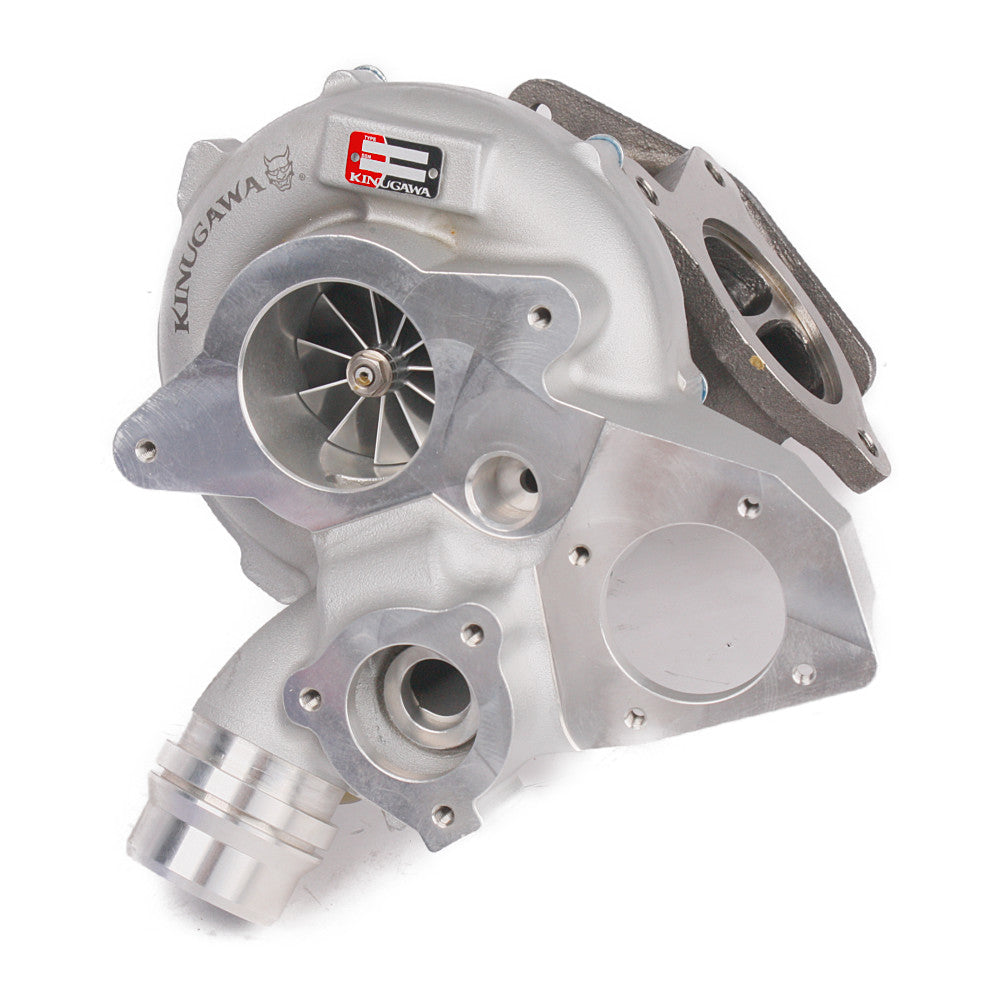 Kinugawa Turbo TF06-GTX3071R external turbocharger for Subaru FA24 FA24DIT VB WRX 2022+ engine, high-performance automotive part.