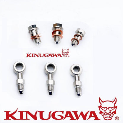 Kinugawa Turbo TF035HL-15T upgrade turbocharger for Mitsubishi 4M41 DiD 3.2L Pajero and Triton 00-03, shown with detailed components.