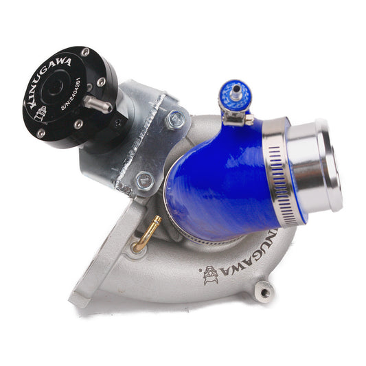 Kinugawa Turbo Super Core TF035HM-13T for Mitsubishi 4G15T Golt CZT Ralliart turbocharger, featuring high-performance design.