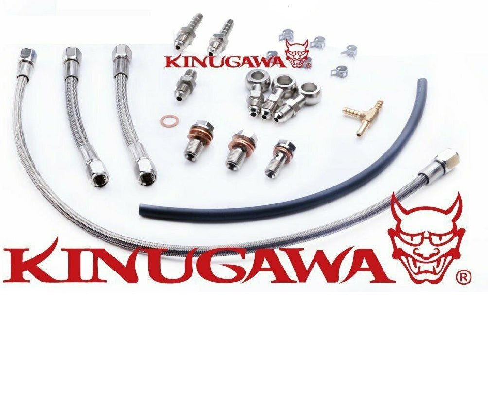 Kinugawa Turbo TF035HM-15G turbocharger with installation kit for Mitsubishi Colt 4G15T Ralliart, high-performance upgrade