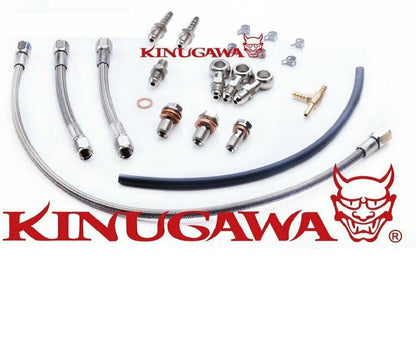 Kinugawa Turbo TF035HM-15G turbocharger with installation kit for Mitsubishi Colt 4G15T Ralliart, high-performance upgrade