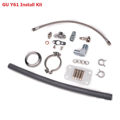 Kinugawa Turbo Kit di olio e linea di acquerelli per Nissan Patrol Safari TD42 TD05 TD06 Turbo raffreddato a petrolio con alloggiamento della turbina da 6 cm da 2,5 "