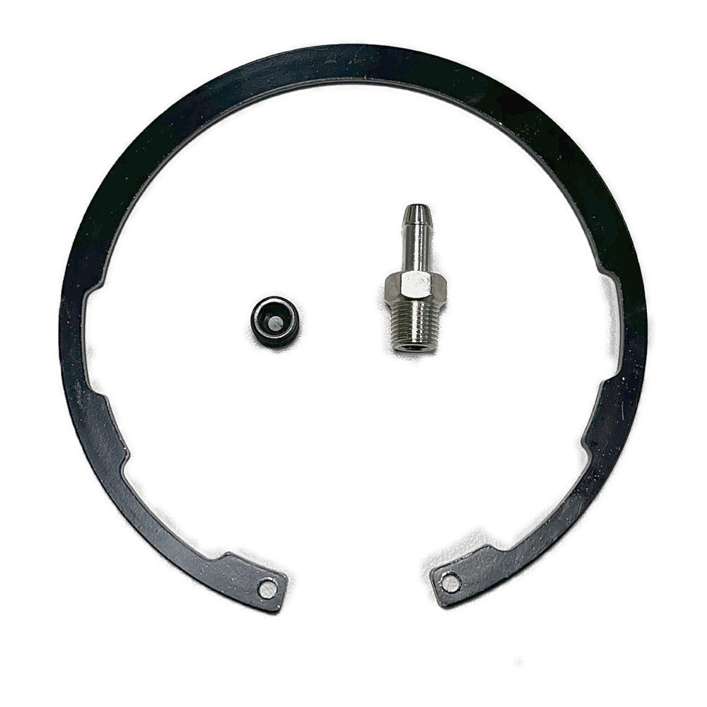 Kinugawa Turbo compressor housing with 3-inch covers for 16G, 18G, 20G, 16K, 60-1, 18K, and 25G models.