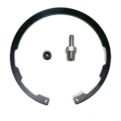 Kinugawa Turbo compressor housing with 3-inch covers for 16G, 18G, 20G, 16K, 60-1, 18K, and 25G models.