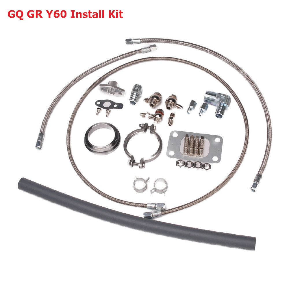 Kinugawa Turbo Ball Bearing 3" Anti-Surge TD05H-20G 6cm 2.5" V-Band for Nissan Patrol TD42 Top Mount Water-Cooled 90 Degree