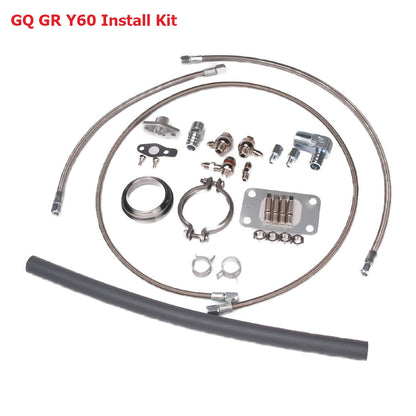 Kinugawa Turbo Ball Bearing 3" Anti-Surge TD05H-20G 6cm 2.5" V-Band for Nissan Patrol TD42 Top Mount Water-Cooled 90 Degree