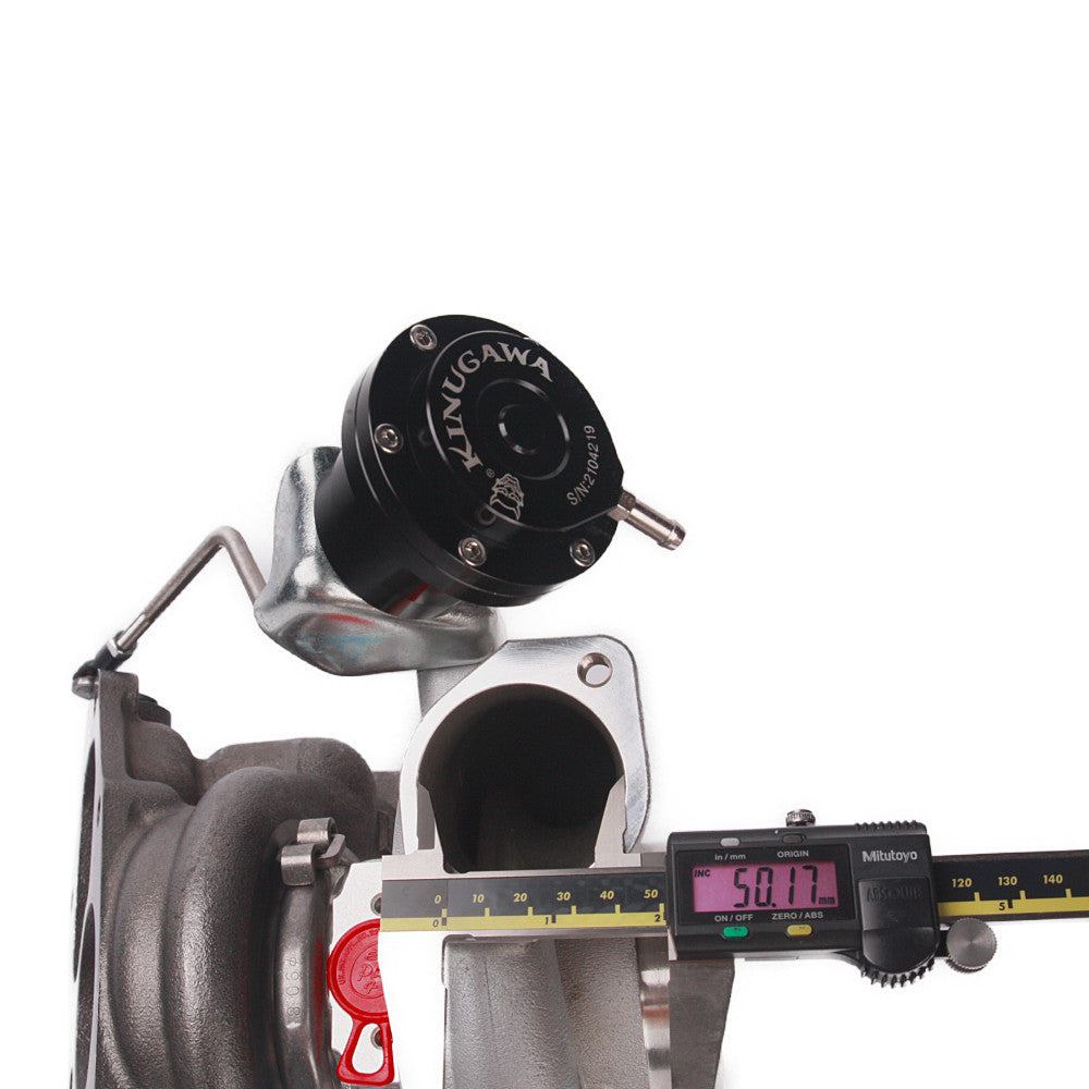 Kinugawa 3-inch anti-surge turbo ball bearing for Mitsubishi 4G63T Lancer EVO turbocharger, model TD06HR-18K.